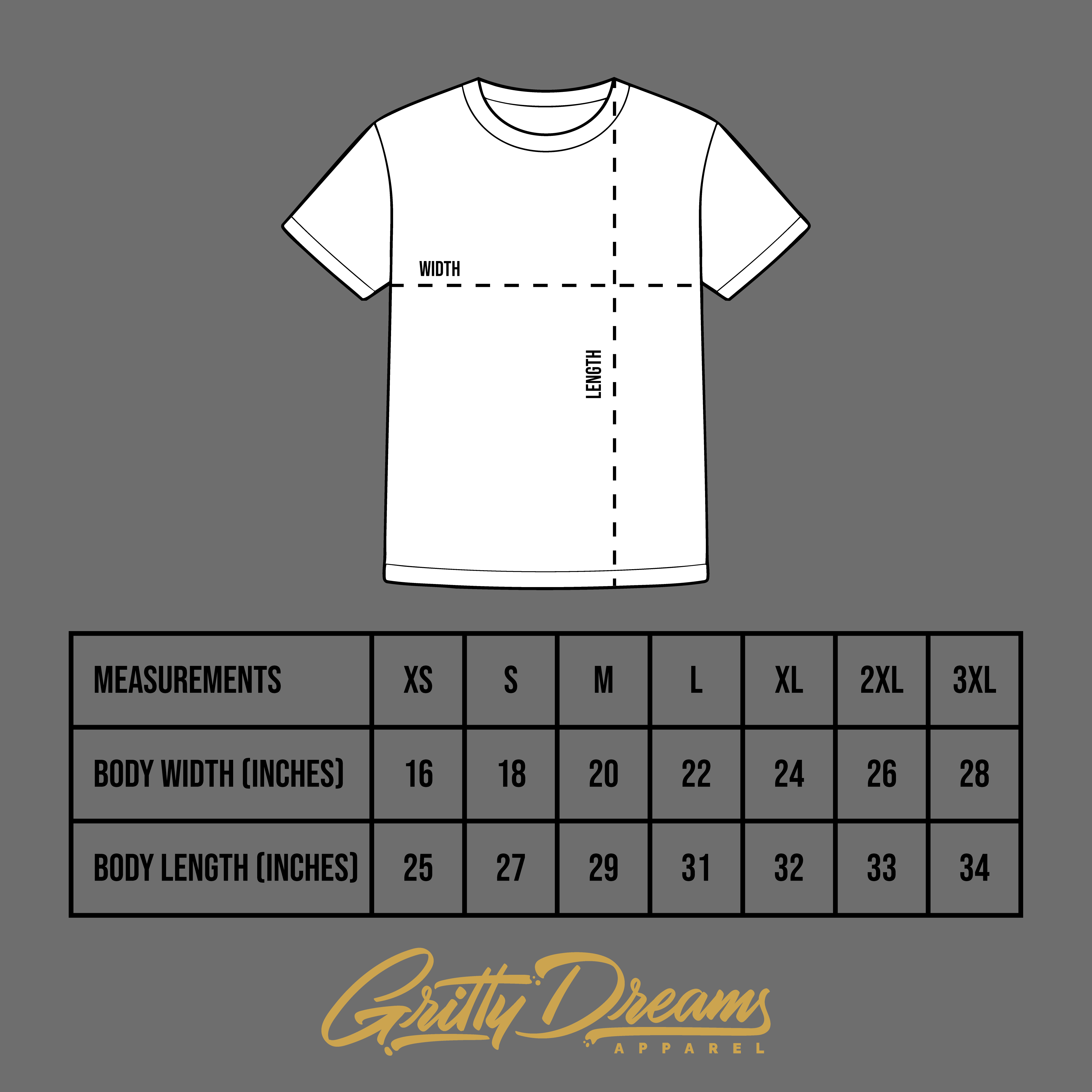 Gritty Dreams Stacked Logo